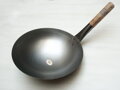 Wok serpenyő 33 cm-es, kerek aljú