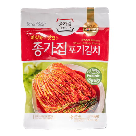 Egész káposzta kimchi Jongga Pogi 500g